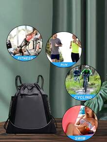 Multifunctional Sports Drawstring Net Bag Backpack With Independent Mesh Ball Storage Bag Portable Basketball Net Bag With Zipper Pocket Suitable For Men Women Basketball Soccer Volleyball And Rugby Sports Equipment Storage Basketball Gear - Multicolor - View 9