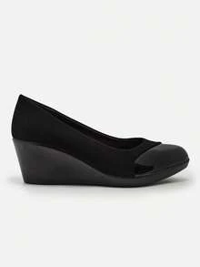 Women's Wedge Heel Pumps Abellin - Black - View 5