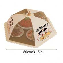 Foldable Food Cover, New Household Leftover Food Protective Cover, Tabletop Food Cover, Dust-Proof Dish Cover - Multicolor - View 14