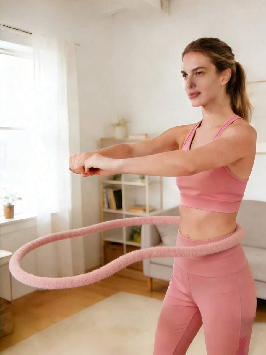 1件全新柔软天鹅绒材质，静音家用，腹部塑形弹簧 - 彩色 - 查看 1