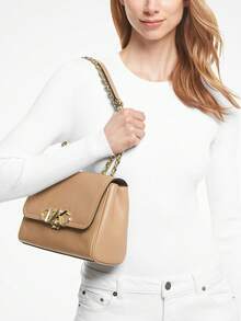 MK PARKER Women's Fashion Mini Crossbody Handbag Shoulder Bag, Gift - Apricot - View 2