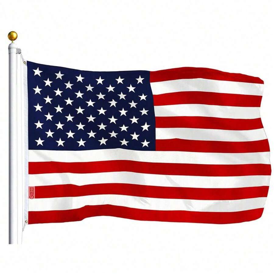 American Flag 3x5 Ft Outdoor Heavy Duty Embroidered Stars Sewn Stripes USA Banner For House Porch Garden Decoration - 查看 1