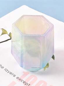 1 件几何设计 DIY 硅胶模具 - 白色 - 查看 4