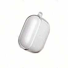 Sequins,Diamond Solid Color Apple Series Minimalist Loose Powder TPU Soft Phone Case Cover - Clear - View 3