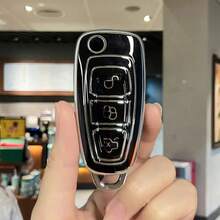 Ốp bảo vệ chìa khóa xe hơi bằng TPU, phù hợp với chìa khóa xe Focus, Kuga, Mondeo, vỏ giữ chìa khóa thông minh - Chất liệu TPU mềm bền, bảo vệ lý tưởng. - A - Xem 14