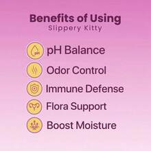 Slippery Kitty Feminine Probiotic + Moisture Gummies - All In One Solution With Slippery Elm 60 Count Pineapple Flavor - 預設 - 查看 3