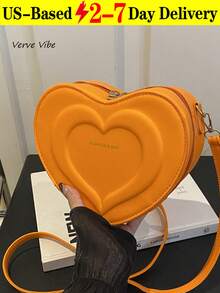 Heart-Shaped Bag Featuring A Stunning 3D Layered Aesthetic Design With Assorted Colors For  Women And Teen Girls This Exquisite Small Satchel Is Perfect For Romantic Dating Travel Music Festivals And Parties To Hold Essentials In Style Women's Bags Crossbody Bags Shoulder Bags - 彩色 - 查看 17