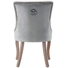 Dining Chairs - Gray + Velvet(3) - View 4