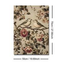 1 bức tranh canvas cổ điển có khung/không khung, họa tiết chim chóc, thực vật, tình yêu, hoa lá, động vật, cặp đôi, lãng mạn, phong cách Cottagecore, tranh treo tường trang trí nhà nông thôn, lối vào, hành lang, tối giản, mộc mạc cho căn hộ, phòng khách, phòng ngủ, trang trí nhà hiện đại. - A - Xem 9