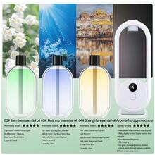 Automatic Aroma Diffuser With Night Light - 5 Mist Modes, Digital Display, Suitable For Home Decor, Bedroom And Office Essential Oil Diffuser - White - View 12