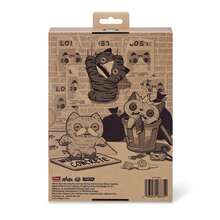 ZURU出品的Fuggler Alley Cats 9英寸毛绒玩具（皱巴巴的臭臭猫）——滑稽丑陋的怪物毛绒玩具，长着类似人类的牙齿，适合儿童、青少年、成人和爱猫怪咖收藏。 - 彩色 - 查看 10