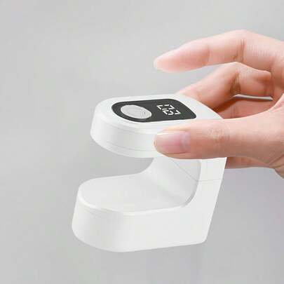 DIY迷你U型数码显示指甲油烘干灯 - 小巧机身，USB充电，无线使用，轻便易携，适合家庭美甲沙龙、旅行携带，高品质礼品，美甲店，美甲爱好者