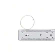 Bộ 100/200/300/500 chiếc dây chun trắng 32mm, dẻo dai và bền chắc, thích hợp để sắp xếp và buộc đồ, dùng trong gia đình, đựng bút, ná bắn đá, hóa đơn, giấy tờ ngân hàng, đồ dùng văn phòng. - Tròn - Xem 5