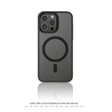 Ốp lưng điện thoại từ tính thân thiện với da dành cho iPhone 11 13 12 Pro Max 14 14 Pro 15 15 Pro Max 16 16 Pro 16 Pro Max 17 17 Pro Max - màu đen - Xem 1