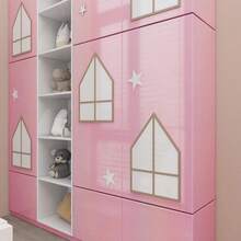 1 rollo de papel tapiz autoadhesivo de PVC con perlas rosas, despegable y pegajoso, impermeable, a prueba de grasa, sin residuos, adecuado para habitación de princesa, dormitorio, armario, renovación de escritorio, papel tapiz removible, 40CM*500/300/100CM - D-Rojo - Ver 4