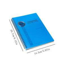 2 piezas Cuaderno A5 con Notas Adhesivas, Cubierta Gruesa y Suave, Papel Cuidado de los Ojos, 50 Páginas, Diario Espiral para Oficina - 2 piezas - Ver 3