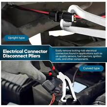 3x Electrical Connector Disconnect Pliers, Automotive Plug Removal Tool For Car Wiring Harness & Terminal Extraction - A - View 6