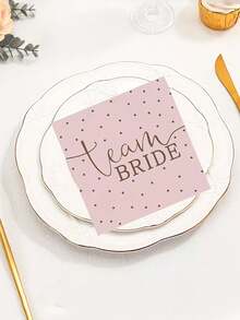 20 piezas de papel de seda para boda, papel de seda elegante con lunares, 2 capas de color rosa y oro rosa, adecuado para despedida de soltera, fiesta de boda, decoración de mesa de boda, decoración de fiesta nupcial, recuerdos de fiesta de boda, ideal para regalos y ceremonias de fiesta de boda. - Talla única - Ver 4
