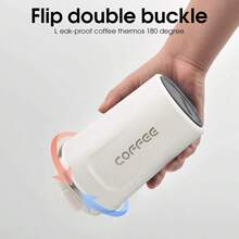 【完美咖啡茶旅行杯】不锈钢双层真空旅行杯 - 可重复使用，完美盛装咖啡茶，理想的圣诞礼物 - 彩色 - 查看 6