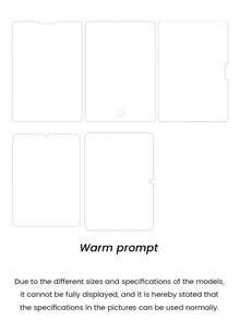 1 miếng dán màn hình cường lực, tương thích với iPad/Galaxy Tab/Pad SE/HONOR Pad/Mi Pad, cũng phù hợp với MatePad Air, chống trầy xước, cảm ứng nhạy. - Trong sáng - Xem 9