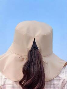 2顶女士徒步/夏季渔夫遮阳帽，旅行防紫外线帽，户外防晒帽 - 彩色 - 查看 7