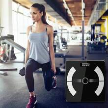 Home Digital Bathroom Scale High Precision Accurate Body Weighing Scale With 180Kg/396.8Lb Large Max Capacity, Compact Household Fitness Scale, Battery Operated Design (Batteries Not Included), Sturdy Platform For Daily Weight Monitoring For Home Use - Black - View 9