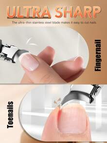 ANDVICTORY Bộ 2/3 kìm cắt móng tay đầu góc dành cho móng chân mọc ngược, chất liệu thép không gỉ, dụng cụ cắt móng tay và móng chân, bộ dụng cụ làm móng tay và móng chân. - Nhiều màu - Xem 3