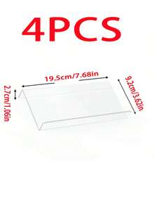 Bộ 1/4/8 lọ đựng gia vị, hộp đựng gia vị nghiêng bằng acrylic trong suốt, khay đựng gia vị có thể mở rộng để trên mặt bàn bếp (Không bao gồm lọ gia vị) - Nhiều màu - Xem 6