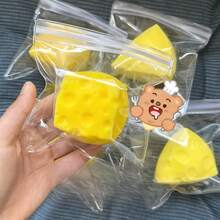 新款起司造型捏捏樂壓力紓壓玩具,可愛逼真食物擠壓指尖玩具,適合成人通勤辦公紓壓、學生學習桌面裝飾,生日禮物 - 彩色 - 查看 4