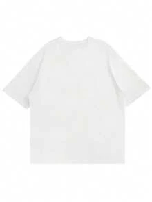 GRDR Plus Size Men's Summer Casual Round Neck Short Sleeve T-Shirt, Comfortable & Breathable, Leading Fashion - White - View 8