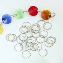 100pcs Chandelier Connectors Clips Pins Fastening Crystal Chandelier Replacement Parts Buckle Hook Fishing Snaps Fast Lock Clips - Clip Buckle - View 1