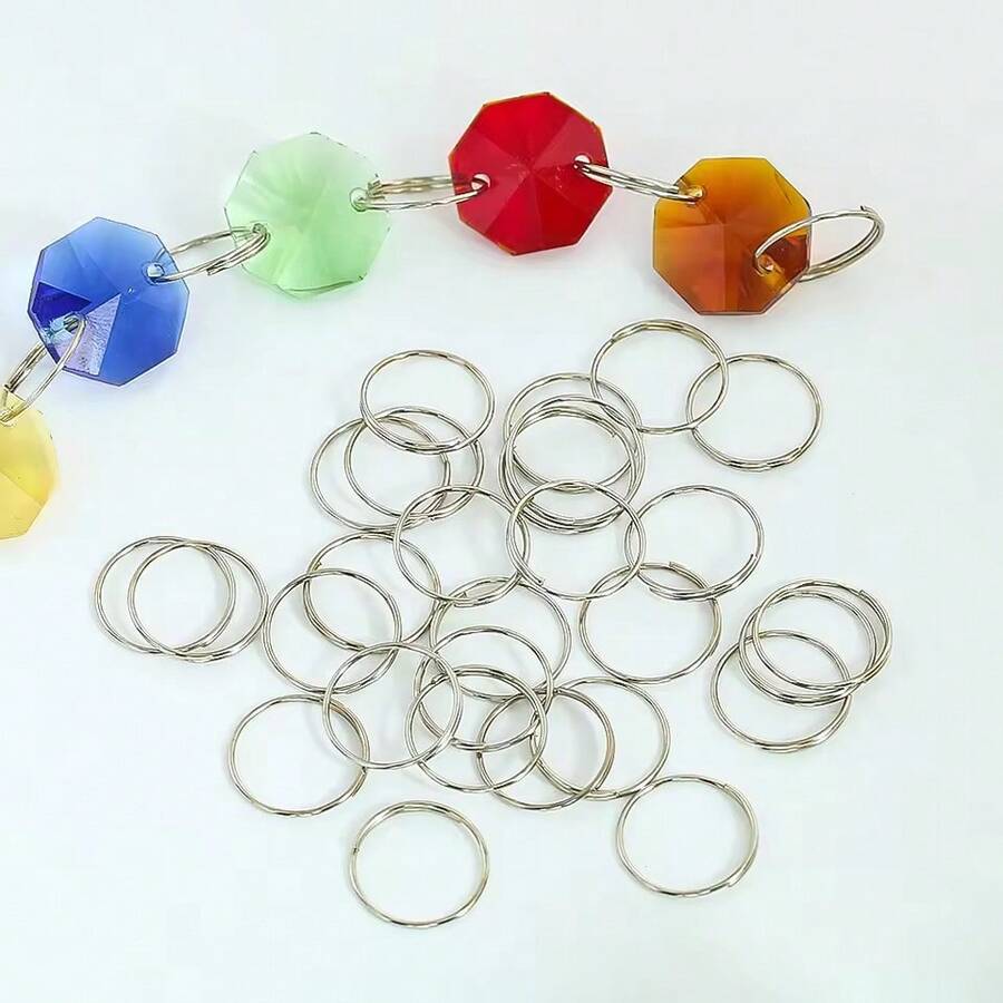 100pcs Chandelier Connectors Clips Pins Fastening Crystal Chandelier Replacement Parts Buckle Hook Fishing Snaps Fast Lock Clips - Clip Buckle - View 1