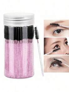 200/100/50/5 Cọ chuốt mascara, Bút kẻ mắt có hộp đựng, Cọ kẻ lông mày dùng một lần dạng vát, Cọ nối mi, Cọ kẻ lông mày, Cọ dầu thầu dầu (bột pha lê), Cọ kẻ lông mày, Cọ kẻ mắt, Cọ xoắn ốc, Cọ xoắn ốc - Nhiều màu - Xem 2