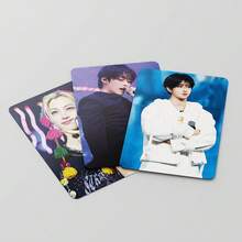 Laser Photo Cards, K-Pop Group Self-Shot Celebrity Photo Cards, Fan Merchandise LOMO Cards - Multicolor - View 3