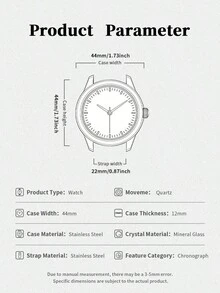 FOSSIL 商务休闲必备单品：FS5824 不锈钢商务休闲腕表 - 黑色 - 查看 6