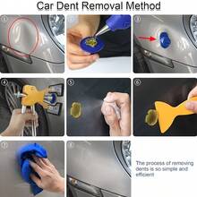 Bộ dụng cụ sửa chữa vết lõm không cần sơn, bao gồm bộ dụng cụ sửa chữa vết lõm và dụng cụ nâng vết lõm mạ vàng, được trang bị 20 miếng dán kéo vết lõm, thích hợp để sửa chữa các vết lõm trên thân xe do mưa đá và các vấn đề khác trên bề mặt kim loại. - A - Xem 2
