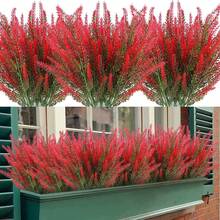 10 piezas de plantas artificiales de helecho de Boston, de alta calidad y resistentes a la oxidación, follaje falso realista, adecuado para decoración del hogar en cocina/habitación, decoración de pared, macetas colgantes interiores/exteriores, jardín de primavera/verano, decoración floral del hogar, Día de la Madre, decoración navideña - Multicolor - Ver 7
