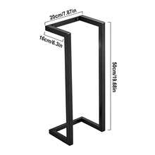 Curly Towel Rack, Bathroom Towel Rack, Wall-Mounted Metal Bathroom Storage Rack, Modern Small Space Bathroom Towel Rack Wall-Mounted Towel Storage Rack - Multicolor - View 8