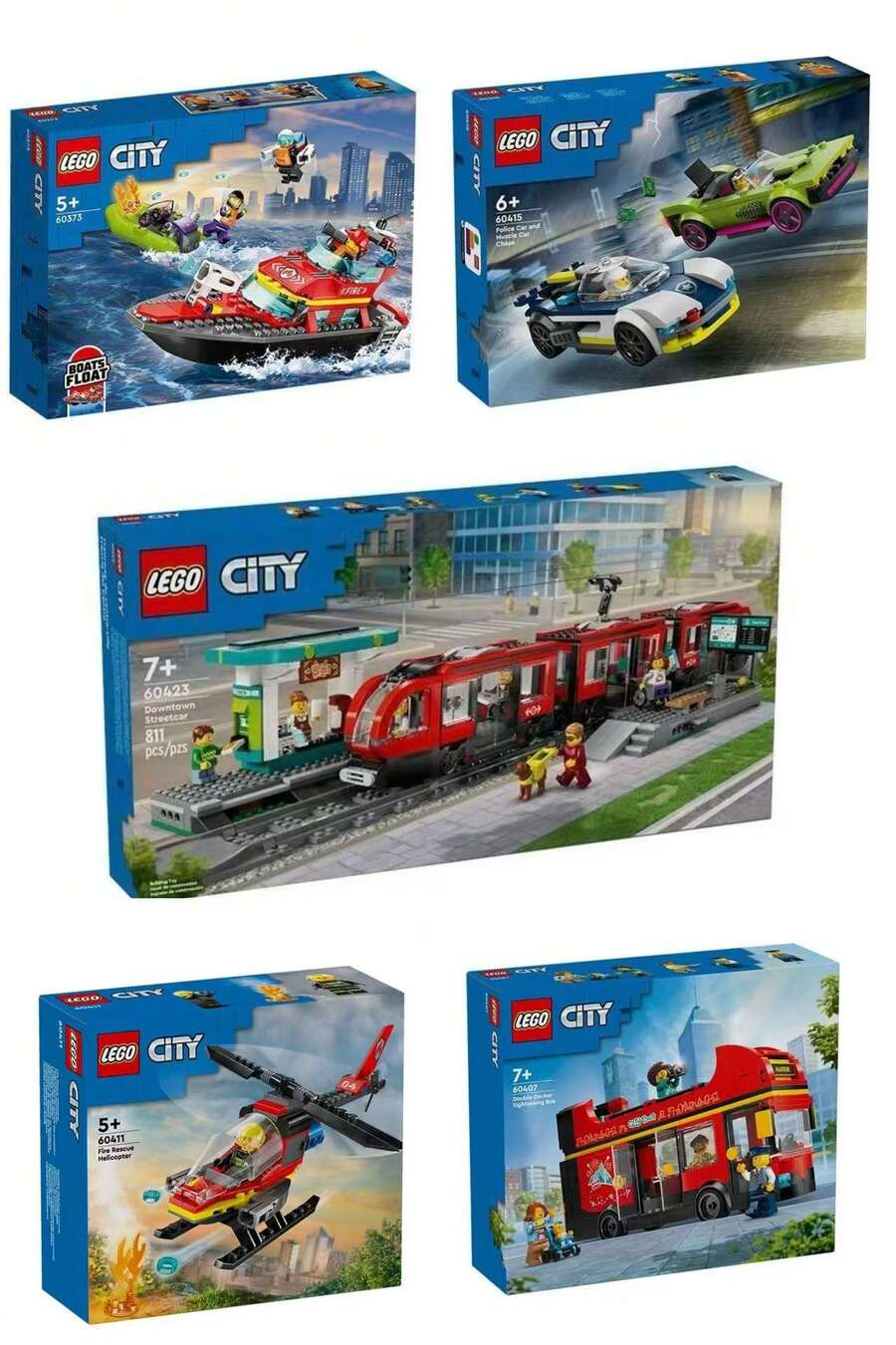乐高城市系列 60373/60407/60411/60415/60423 男女混合益智积木 - 彩色 - 查看 1