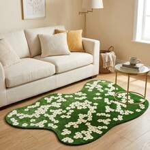 1 tấm thảm trang trí rêu xanh cao cấp, thảm hoa văn siêu dài - Thảm mềm mại màu xanh lá cây, thiết kế lấy cảm hứng từ thiên nhiên, kích thước không đều với dung sai 1-5cm, thảm trang trí, trang trí phòng ngủ, thảm nhỏ, thảm trải sàn, trang trí nhà cửa, thảm phòng khách, thảm nhỏ phòng khách, thảm phòng ngủ, trang trí nhà cửa phòng khách, thảm ngoài trời, thảm có thể giặt, thảm sang trọng, thảm lông - C - Xem 3