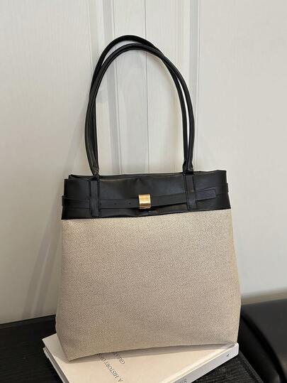 Neue Retro Mode Bucket Bag, Metall Schmetterling Dekor, Reißverschluss, leicht minimalistischer kleiner Kapazität Lässig Umhängetasche