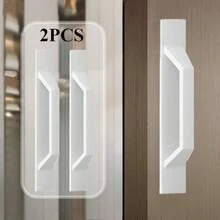 Bộ 2 tay nắm cửa trượt, đánh bóng dầu, màu đen/bạc, dễ lắp đặt, phù hợp cho tủ bếp, ngăn kéo, cửa sổ, tủ quần áo trượt, tay nắm tủ, tay nắm ngăn kéo hiện đại, cửa chuồng, cửa trượt, tay nắm cửa, tay nắm dán, tay nắm tủ dán, tay nắm tự dính, phụ kiện tay nắm, tay nắm đồ nội thất, tay nắm tủ, nhà bếp - Nhiều màu - Xem 14