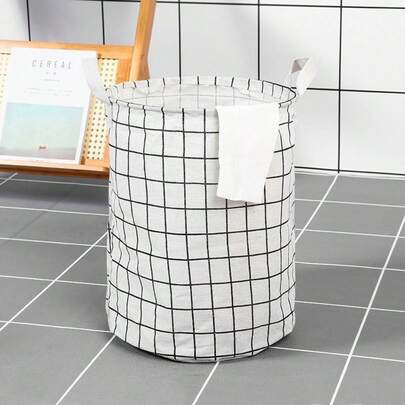 Cesta de roupa suja branca ou cinza com design dobrável para fácil armazenamento, design de grande capacidade pode armazenar dezenas de roupas para sua limpeza diária