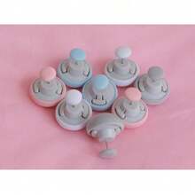 16Pcs Mushroom Head Duvet Clips Set, Premium Anti-Slip Quilt Fixing Clips With Integrated Fastening Pins, Durable Wear-Resistant Bedding Holding Accessories, Ergonomic Mushroom Head Design Firm Grip No Shifting No Slipping, Multi-Purpose Practical Fastener Clips For Duvet Quilt Comforter Mattress Cushion Pillow Curtain Bed Linen, Random Mixed Shades Of Gray White Blue Pink Classic Neutral Tones, Widely Suitable For Home Bedroom Apartment Rental House Dormitory Guest Room Hotel Bedding Arrangement, Essential Household Organizer Supplies For Housewives Renters Students Dorm Residents Family Daily Bedding Management - Baby Pink - View 7