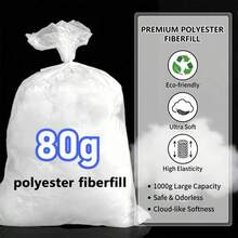 1000g Polyester Fiberfill Stuffing, Soft High Resilience Pillow Filling, Plush Toy Filling, Cushion Refill And DIY Craft Material - A - View 14