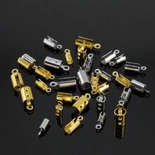 30个不锈钢皮绳连接器，用于DIY珠宝制作手链项链 - N0176 - 查看 3