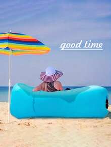 Outdoor Automatic Inflatable Sofa Bag, Portable Self-Inflating Sofa Lounger - No Air Pump Needed, Automatic Inflatable Slouchy Sofa/Air Bed; Quick Inflation Portable Air Cushion Sofa, Waterproof & Leak-Proof Polyester Material, Camping Equipment - Multicolor - View 8