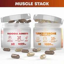 Muscle Stack By Peak Revival-X – 2000mg Formula – Turkesterone, Tongkat Ali & Fadogia – Testosterone Boost, Muscle Growth & Fast Recovery - 1set - View 11