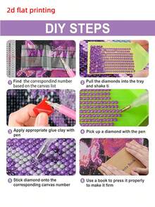 2D Flat Printing Frameless 5D DIY Full Drill Diamond Painting Large Size, Shiny Kitten, Suitable For Beginners And Craft Lovers, Indoor Decor Painting, Best Craft Gift For Mother's Day, Easter, Wedding - View 9