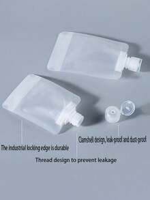 5/15 chiếc, 1.01/1.69/3.38 oz. Túi đựng mỹ phẩm dạng lỏng di động, túi đựng dầu gội mỹ phẩm có vòi, túi bóp có vòi đứng tái sử dụng, túi bóp rỗng có thể đổ đầy, chai du lịch. - Nhiều màu - Xem 9